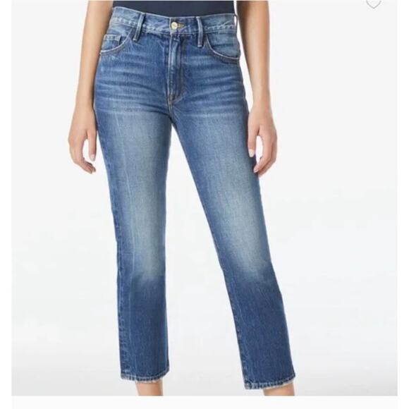 Frame Le Piper Jeans in Blue Sky - Women's Size 26 - Picture 11 of 14